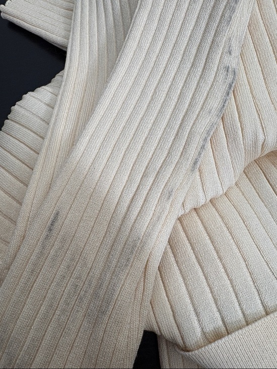 Mango Latte Ribbed Button Cardigan RIBBED LAPEL CARDIGAN 4103 - Picture 7 of 7